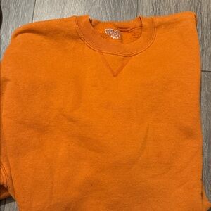 Orange Crewneck Sweatshirt